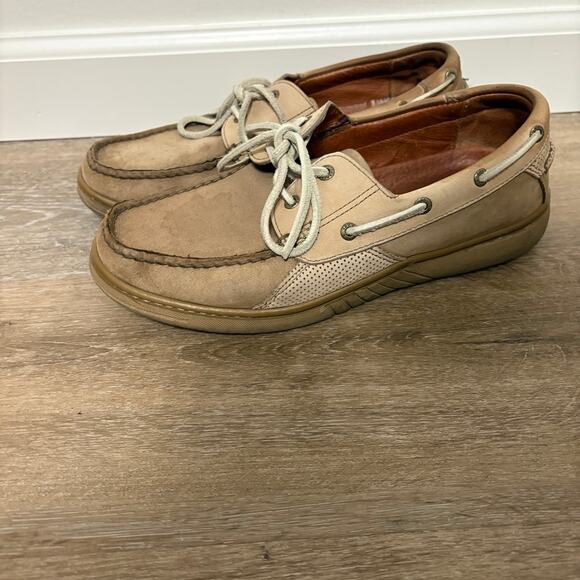 Tommy Bahama Men's Tan  Leather Loafers Size 9M - Picture 3 of 9